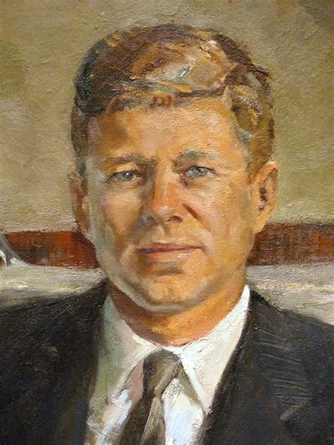 painting of john f kennedy